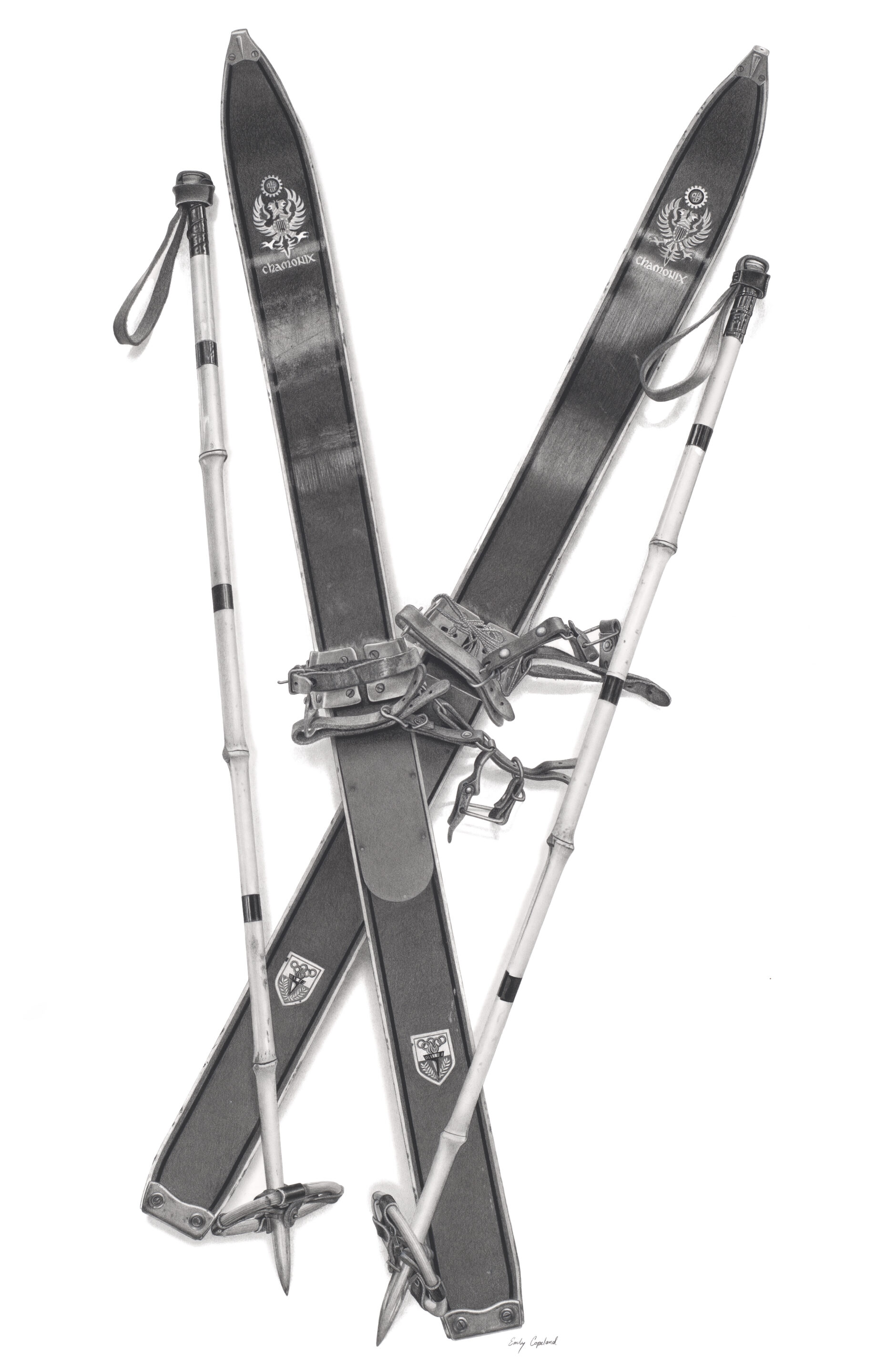 ski-drawing-charcoal